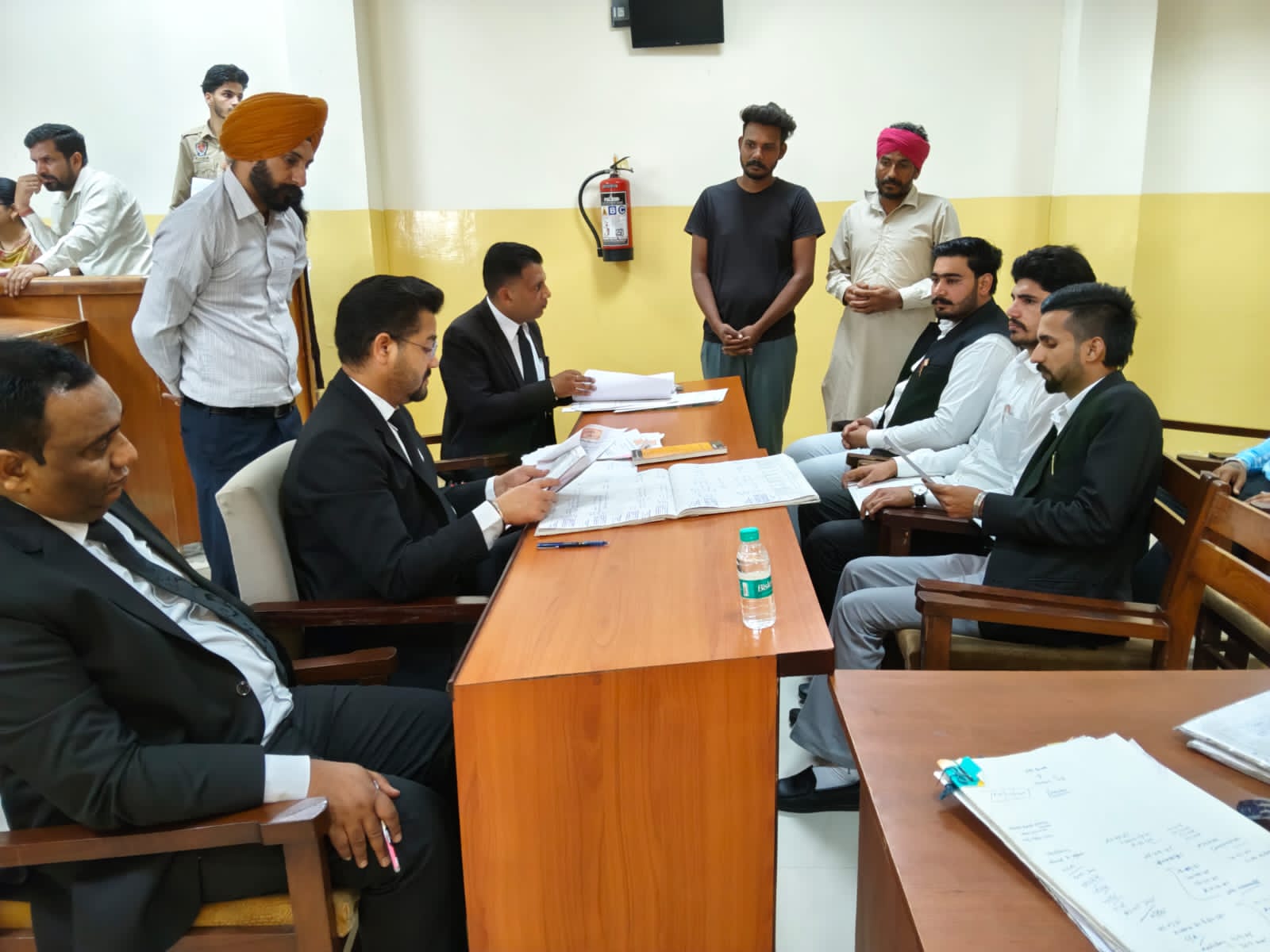 Advocate Sunil Kumar Garg in courtroom